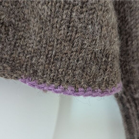 Sundance Wool Alpaca Sweater Quiet Luxury Coastal Grandma Cozy Countryside L - Picture 6 of 10